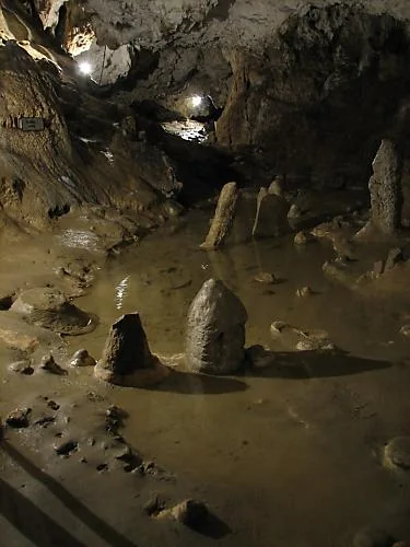 Interiorul Peșterii Polovragi